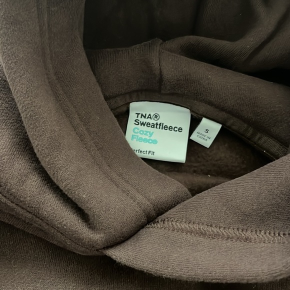 Aritzia Chocolate Brown Hoodie - Picture 3 of 3